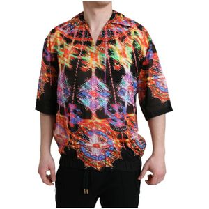 Dolce & Gabbana - T-shirt - Multicolor - Luminarie Print - Katoen