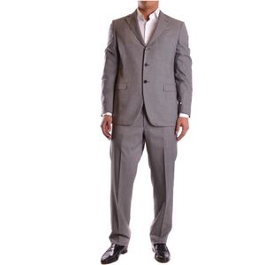 Burberry, Heren, Pakken, Grijs, Maat: XL