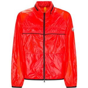 Moncler, Heren, Jassen, Oranje, Maat: M