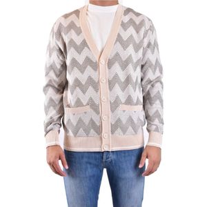 Missoni, Heren, Truien, Beige, Maat: XL Katoen,