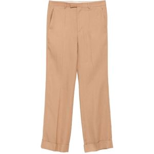 Valentino Garavani, Heren, Broeken, Beige, Maat: L