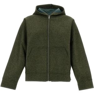 A.p.c., Heren, Sweatshirts & Hoodies, Groen, Maat: L