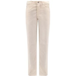 Brunello Cucinelli, Heren, Broeken, Beige, Maat: S Katoen,