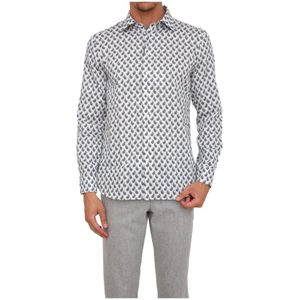 Etro, Heren, Overhemden, Wit, Maat: XL Katoen,