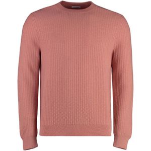 Malo, Heren, Truien, Roze, Maat: 2XL Wol,