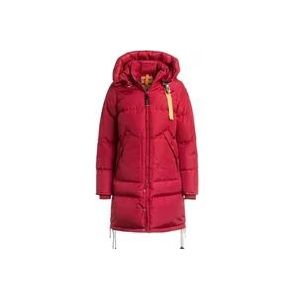 Parajumpers Lange Beer Donsjas , Red , Dames , Maat: M