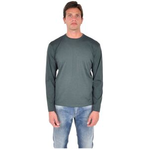 Low Brand, Heren, Tops, Groen, Maat: 3XL Wol,