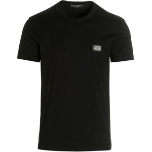 Dolce & Gabbana, Heren, Tops, Zwart, Maat: L