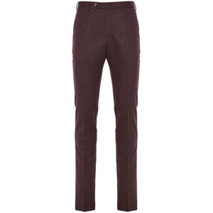 PT Torino, Heren, Broeken, Rood, Maat: L Flanel,