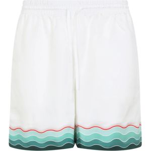 Casablanca, Heren, Korte broeken, Wit, Maat: L Zijde,