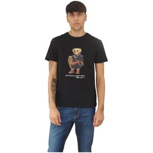 Ralph Lauren, Heren, Tops, Zwart, Maat: M