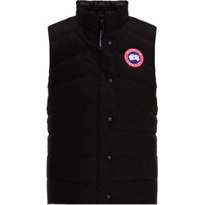Canada Goose - Vest met Logo - Zwart - Dames