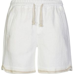 Eleventy, Dames, Korte broeken, Wit, Maat: S Linnen,
