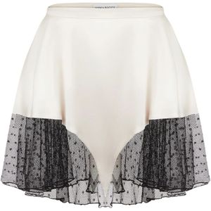 Nina Ricci, Dames, Rokken, Beige, Maat: XS Satijn,