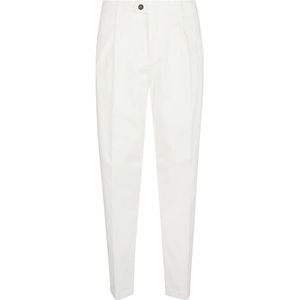 Eleventy, Heren, Broeken, Wit, Maat: W38 Katoen,
