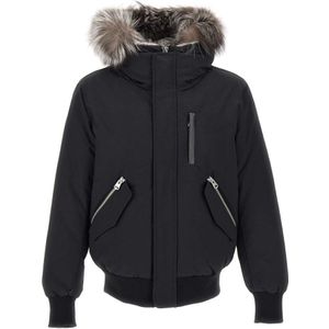 Mackage, Heren, Jassen, Zwart, Maat: 4XS Leer,