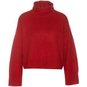 Loulou Studio, Dames, Truien, Rood, Maat: S Wol,