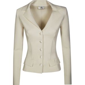 Elisabetta Franchi, Dames, Truien, Wit, Maat: M