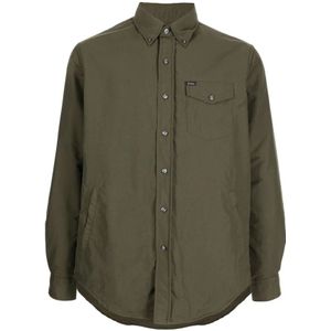 Polo Ralph Lauren, Heren, Overhemden, Groen, Maat: XL Nylon,