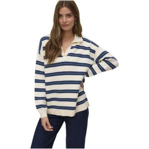 Vero Moda, Dames, Truien, Veelkleurig, Maat: M Denim,