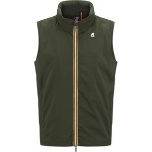 K-Way, Heren, Jassen, Groen, Maat: S Nylon,