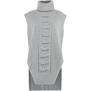 Stella McCartney, Dames, Truien, Grijs, Maat: S Wol,