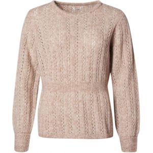 Lind, Dames, Truien, Beige, Maat: S Wol,