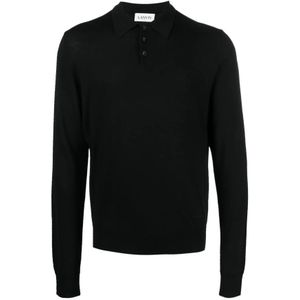 Lanvin, Heren, Tops, Zwart, Maat: 2XL Wol,