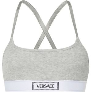 Versace, Dames, Ondergoed, Grijs, Maat: M Katoen,