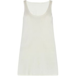 TotêMe, Dames, Tops, Wit, Maat: S Polyamide,