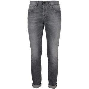Dondup, Heren, Jeans, Grijs, Maat: W29 Katoen,