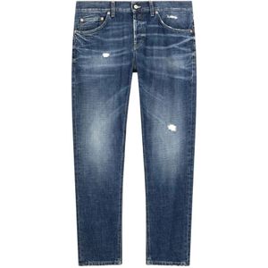 Dondup, Heren, Jeans, Blauw, Maat: W38 Katoen,