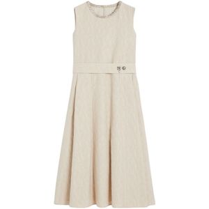 Max Mara, Dames, Jurken, Beige, Maat: S Katoen,