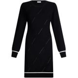 Liu Jo - ECS Abito Maglia - Jurk - Zwart - Viscosemix