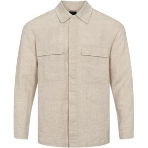 Sand, Heren, Jassen, Beige, Maat: XL Katoen,