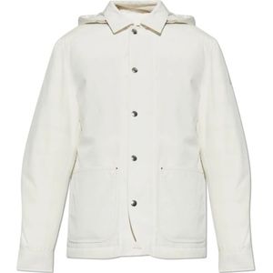 Moncler Donsjack Buffaure , White , Heren , Maat: M