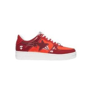 Nike Kleur Camo Combo Rode Sneakers , Red , Heren , Maat: 41 EU