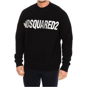 Dsquared2 Hoodies , Black , Heren , Maat: XL