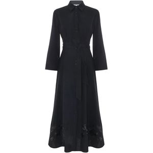 Kocca, Dames, Jurken, Zwart, Maat: M