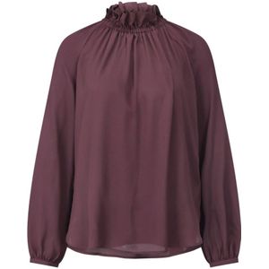 Luisa Cerano, Dames, Blouses & Shirts, Paars, Maat: XL Zijde,