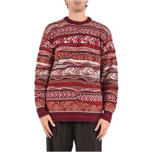 Laneus, Heren, Truien, Rood, Maat: 2XL Wol,