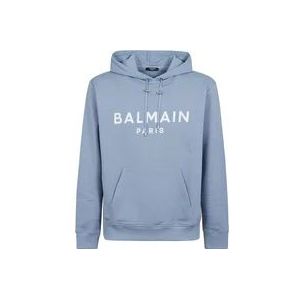 Balmain Sweatshirts , Blue , Heren , Maat: XS