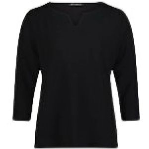 Betty Barclay - Blouse - Zwart - 3/4 Mouwen - U-boot Halslijn