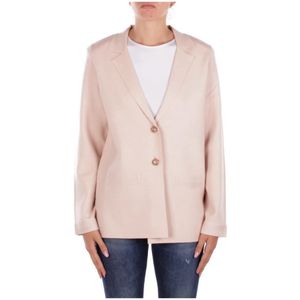 Blugirl, Dames, Jassen, Roze, Maat: S Viscose,