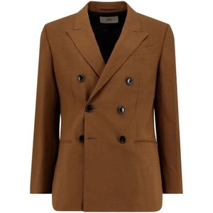 Ami Paris, Heren, Jassen, Bruin, Maat: 2XS