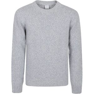 Eleventy, Heren, Truien, Grijs, Maat: XL Wol,