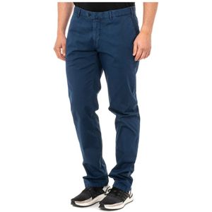 La Martina - Lange Broek - Navy - Katoen-Elastaan