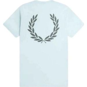 Fred Perry, Heren, Tops, Blauw, Maat: S