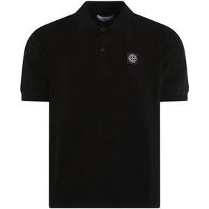 Stone Island, Heren, Tops, Zwart, Maat: S Katoen,