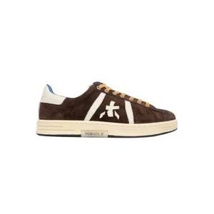 Premiata Suède Heren Sneakers Russell Stijl , Brown , Heren , Maat: 44 EU